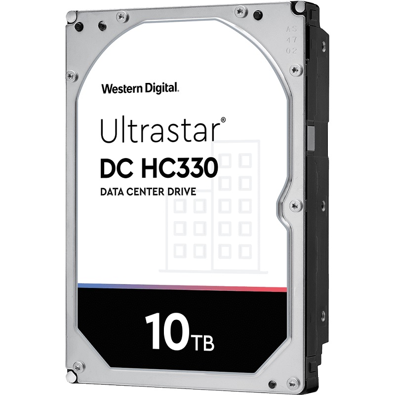  <b>Enterprise 3.5"</b>: 10TB Ultrastar DC HC330 Data Center Drive, 512e Format, SATA 6Gb/s, 256MB, 7200RPM  